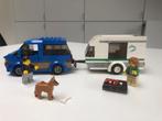 Lego City caravan met wagen 60117, Comme neuf, Ensemble complet, Lego, Enlèvement ou Envoi