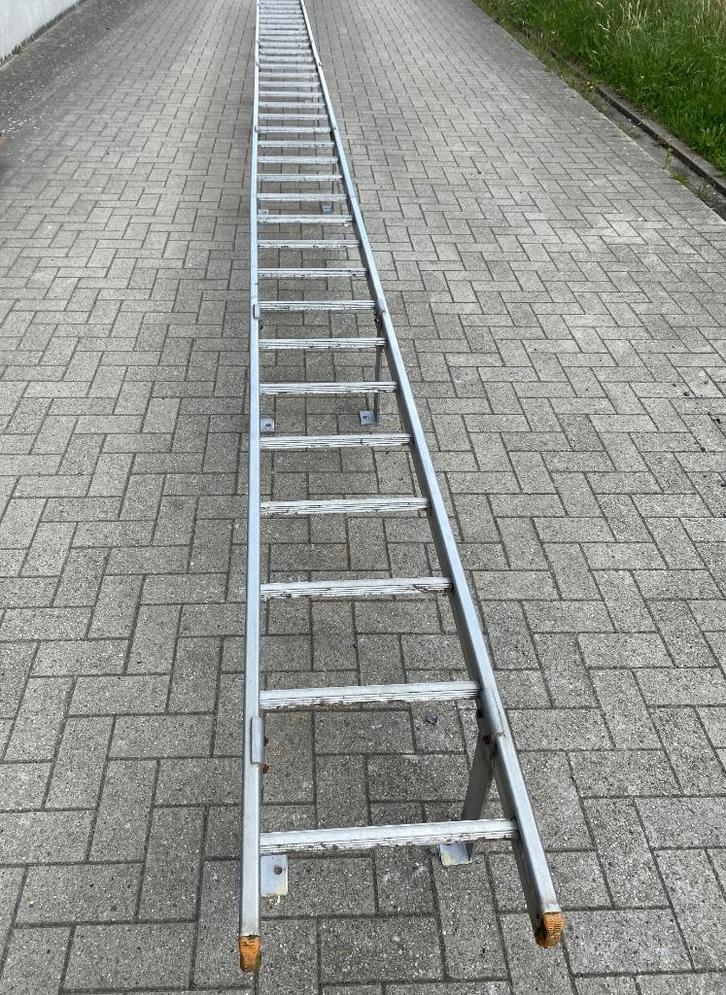 échelle de feu en aluminium 8,3m, Bricolage & Construction, Métaux, Utilisé, Aluminium, Enlèvement