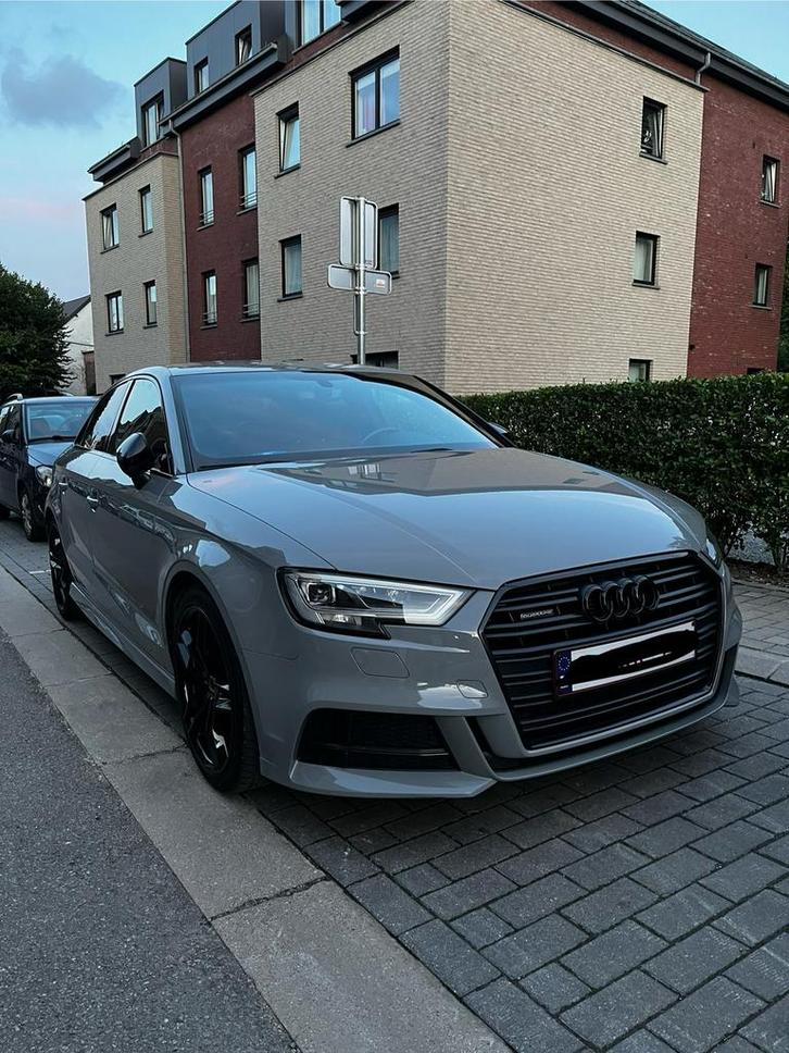 Audi A3 2.0 TFSI QUATTRO, Autos, Audi, Particulier, A3, Essence, Euro 6, Automatique, Argent ou Gris, Noir, Quatre roues motrices / 4X4