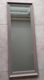 SPIEGEL -  Modern met houten kader, Ophalen, 100 tot 150 cm, Zo goed als nieuw, Rechthoekig