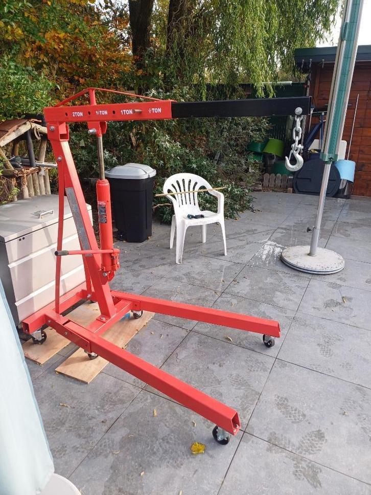 Giraf hefkraan, Doe-het-zelf en Bouw, Lieren en Takels, Zo goed als nieuw, Ophalen