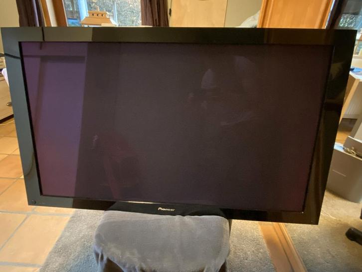 TV Pioneer + TV meubel, TV, Hi-fi & Vidéo, Télévisions, Utilisé, 100 cm ou plus, HD Ready (720p), Pioneer, 50 Hz, Enlèvement