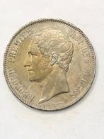 Munt zilver België 5 frank 1853 Leopold I mooie kwaliteit !!, Postzegels en Munten, Munten | België, Zilver, Ophalen of Verzenden