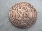 10 cent. Koperen Napoleon III 1856K B, Frankrijk, Losse munt, Verzenden