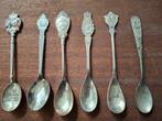 7 zilver en verzilverde lepeltje Nederlands Koningshuis, Verzamelen, Verzenden, Gebruikt, Speld(je) of Lepel(tje)