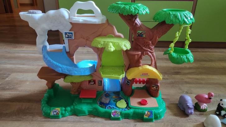 Speelboom Fisher Price, Kinderen en Baby's, Speelgoed | Fisher-Price, Zo goed als nieuw, Speelset, Met geluid, Ophalen