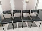 Adde stoelen, Huis en Inrichting, Stoelen, Ophalen, Kunststof, Zwart, Zo goed als nieuw