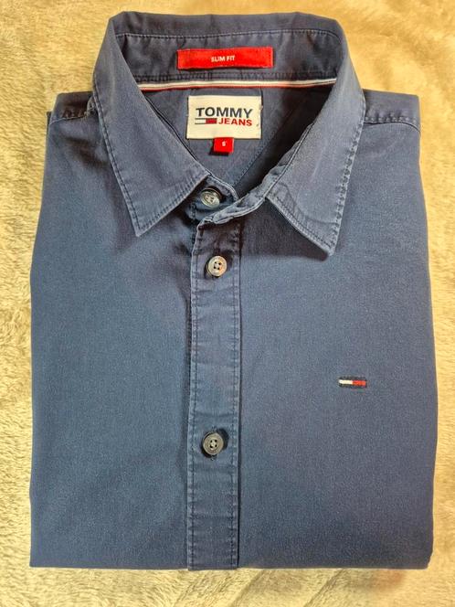 Chemise Tommy Hilfiger Homme Taille S – Bleu Foncé, Kleding | Heren, Overhemden, Nieuw, Halswijdte 38 (S) of kleiner, Zwart, Ophalen of Verzenden