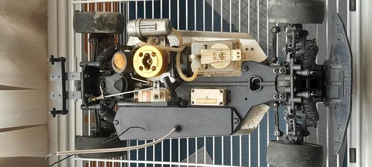 Verkoop mijn nitro modelbouw AUTO . Motertje GX 12 ENGINE., Hobby en Vrije tijd, Modelbouw | Radiografisch | Overige, Gebruikt