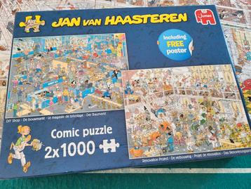 Jan Van Haasteren - 2x 1000stuks  - De Bouwmarkt - De Verbou beschikbaar voor biedingen