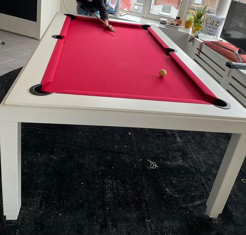 Superkoopje eettafel pooltafel Fusion Table als nieuw, Sport en Fitness, Biljarten en Poolen, Zo goed als nieuw, Pooltafel, Ophalen