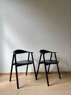Bolia Swing eetkamerstoelen — zwart (set van 2), Huis en Inrichting, Ophalen, Gebruikt, Twee, Zwart