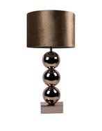 Luxe Tafellamp – Modern Design met Glanzende Bolvoet, Ophalen of Verzenden, Zo goed als nieuw