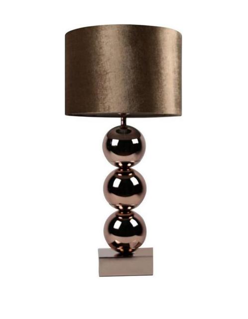 Luxe Tafellamp – Modern Design met Glanzende Bolvoet, Huis en Inrichting, Lampen | Vloerlampen, Zo goed als nieuw, Ophalen of Verzenden