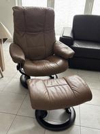 Stressless zetel, Ophalen, Gebruikt, Eenpersoons, Leer