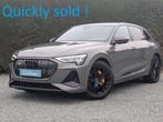 Audi Q8 e-tron ! verkocht! e-tron -2x S-line- Black edition, Autos, Argent ou Gris, Euro 6, Entreprise, 5 portes