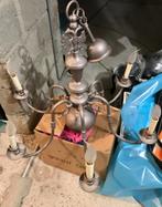 kroonluchter 6 armig, Huis en Inrichting, Ophalen, Gebruikt, Metaal