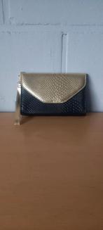 Zwart en gouden clutch, Ophalen of Verzenden, Nieuw