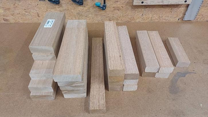 Hardhouten geschaafde plankjes diverse afmetingen nieuw, Hobby en Vrije tijd, Knutselen, Nieuw, Materiaal, Ophalen of Verzenden