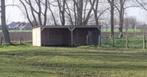 Dubbel schuilhok 3 x 8m, Pâturage, 4 chevaux ou poneys ou plus