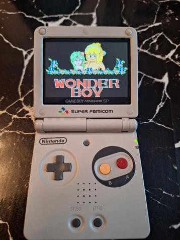 Gameboy Advance SP édition SNES + écran IPS + 1.000 jeux !