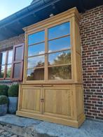 Eiken vitrinekast/buffetkast GRATIS LEVERING, Met deur(en), 200 cm of meer, 150 tot 200 cm, Eikenhout