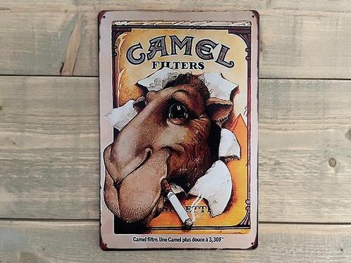 Panneau d'affichage camel 20x30, Collections, Marques & Objets publicitaires, Comme neuf, Panneau publicitaire, Envoi