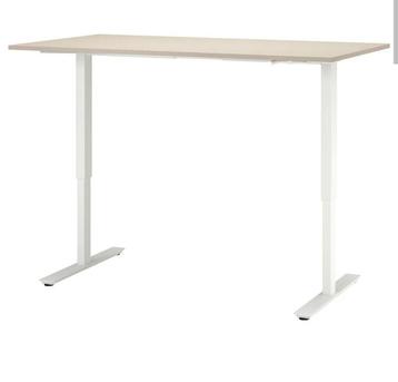 Zit sta bureau IKEA TROTTEN 160x80 cm
beige/wit, Ophalen, Bureau