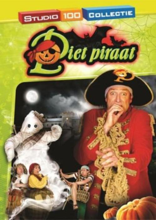 3-DVD in BOX - Piet Piraat - Dvd Box Halloween  - ALS NIEUW, Cd's en Dvd's, Dvd's | Kinderen en Jeugd, Ophalen of Verzenden