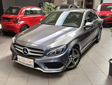 Mercedes-Benz C-Klasse 180 D PACK AMG AUTO,CUIR,GPS,LED,CAME, Autos, Cuir, Achat, Noir, Automatique