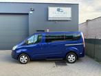 MINIBUS FORD TRANSIT CUSTUM BJ2016 EURO6B 8PL AIRCO NAVIGATI, Voorwielaandrijving, Stof, 4 cilinders, Blauw