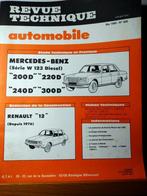 RTA - Mercedes W123 - Renault 12 - n 400, Auto diversen, Handleidingen en Instructieboekjes, Ophalen of Verzenden
