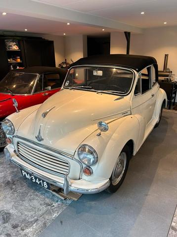 Morris Minor Tourer cabriolet 1968 Wit Linksgestuurd! beschikbaar voor biedingen