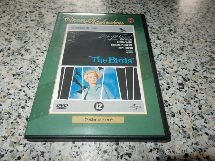 nr.1293- Dvd: the birds - thriller - 1963, Cd's en Dvd's, Dvd's | Thrillers en Misdaad, Zo goed als nieuw, Bovennatuurlijke thriller