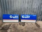 Enseignes lumineuses gulf . Double face ., Verzamelen, Merken en Reclamevoorwerpen, Ophalen