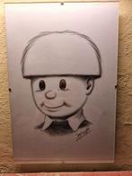 Echte originele jommeke tekening door Jef Nys, Ophalen of Verzenden