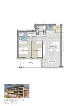 Appartement te koop in Houthulst, 2 slpks, 77 m², Appartement, 2 kamers