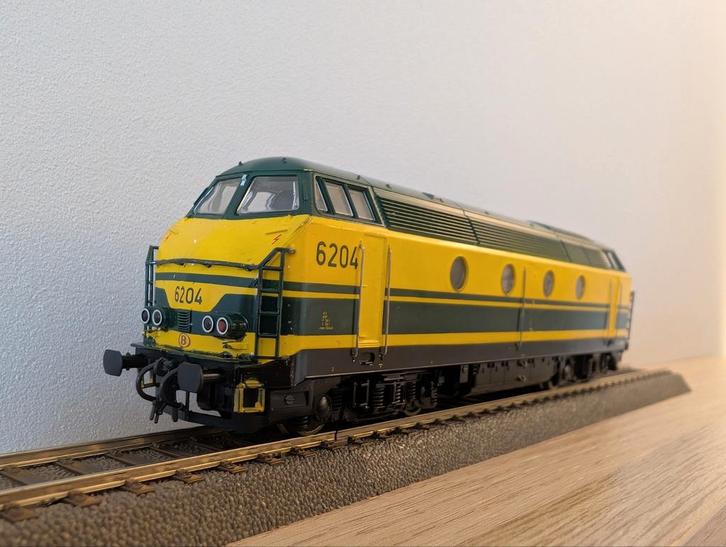NMBS SNCB  | Roco 43547 | HLD6204 | DC Analoog, Hobby en Vrije tijd, Modeltreinen | H0, Zo goed als nieuw, Locomotief, Gelijkstroom