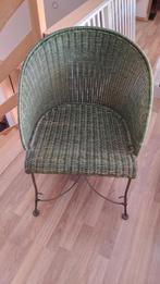 rieten stoel, Ophalen, Gebruikt, Overige kleuren, Metaal
