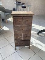 2 meubles H90L41,5P28 en bois de manguier *Etat neuf*, Ophalen, Minder dan 50 cm, Zo goed als nieuw, Minder dan 100 cm