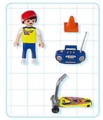 Playmobil 4636 enfant trottinette, Kinderen en Baby's, Gebruikt, Complete set