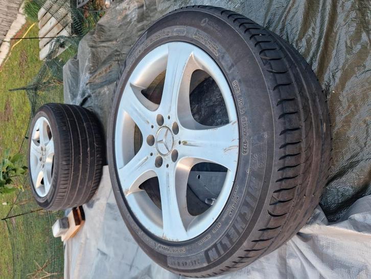 Mercedes E-klasse W212 van 2014.  17/245/45, Auto-onderdelen, Banden en Velgen, Velg(en), Zomerbanden, Gebruikt, Ophalen