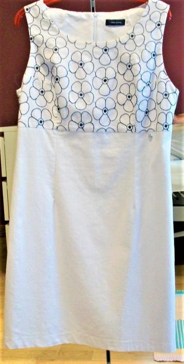 Te koop: Mooi wit zomerkleedje van "Terre Bleue", 42.
