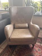 Zetels 2 stuks beige, Huis en Inrichting, Fauteuils, Ophalen, Gebruikt, Landelijk, 75 tot 100 cm