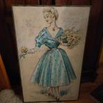 Cadre ancien vêtements à la mode Belle Epoque Brocante Art, Antiquités & Art, Enlèvement