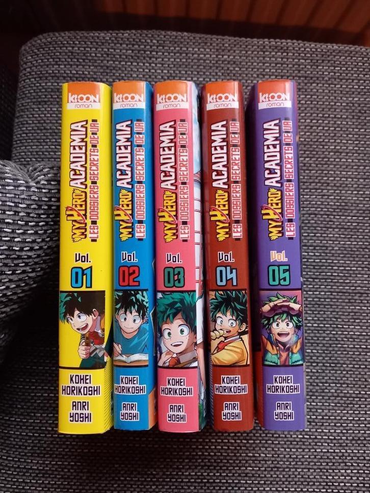 Roman (Manga) "My Hero Academia" tomes 1 à 5, Boeken, Strips | Comics, Zo goed als nieuw, Meerdere comics, Europa, Ophalen