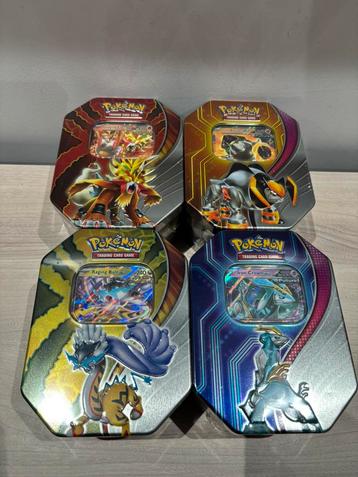 Pokemon Paradox Destinies EX Tin bundel 4x tins beschikbaar voor biedingen