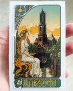 stad UTRECHT Art Nouveau Mucha Kunst Sticker, Verzenden, Nieuw