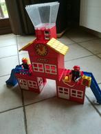 duplo brandweerkazerne en diertjes zoo met parktreintje, Ophalen, Gebruikt, Duplo