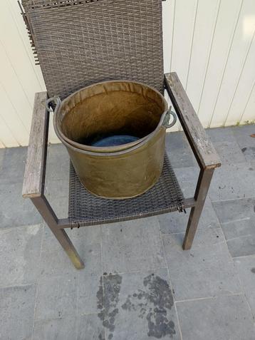 1 chaudron ancien en cuivre beschikbaar voor biedingen
